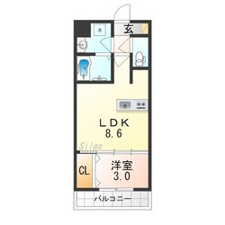 深江橋駅 徒歩10分 3階の物件間取画像